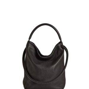BAGGU Soft Leather Shoulder Bag in Black - DEADSTOCK, RARE